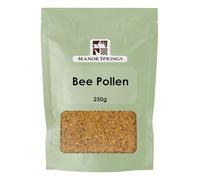 Bee Pollen Granules 250g | Pure Fresh Harvest, Natural Superfood, Raw Sweet Flavour | by Manor Springs