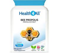 Bee Propolis 1000mg 90 Capsules, High Strength Immune System Booster | Natural Immune Support Supplement (not Tablets) | Made in UK by Health4All