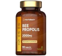 Bee Propolis Extract 2000mg | Flavonoids Propolis Supplement | High Strength 5:1 Extract | 90 Vegetarian Tablets (Not Capsules) | by Horbaach
