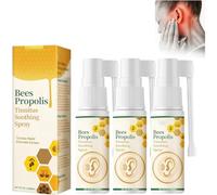 Bee Propolis Tinnitus Relief Spray, Tinnitus Relief for Ringing Ears, Tinnitus Relief Spray Relieves Tinnitus,Ear Tinnitus Relief, Ear Discomfort (3pcs)