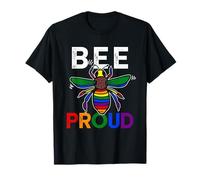 Bee Proud - Homosexual Gay Pride Month Rainbow Flag LGBT T-Shirt
