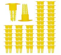 Bee Queen Cage - Professional Rearing Beekeepers, Queen Rearing Cage, ABS Hive Cell Guard Cover Set Farming, Protective Breeding Aid For Apiary Use | Garden Beekeeping Equipment Display