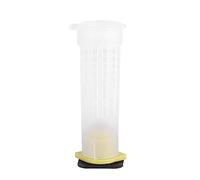 Bee Queen Cage Rearing Cup, 7.8 X 2.6cm Roller Cages Beekeeping Rearing Kit Bee Queen Roller Beekeeper Cups Covers Catcher Tool Equipment (100)