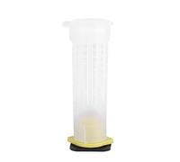 Bee Queen Cage Rearing Cup, 7.8 X 2.6cm Roller Cages Beekeeping Rearing Kit Bee Queen Roller Beekeeper Cups Covers Catcher Tool Equipment (50)