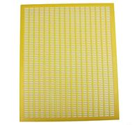 Bee Queen Excluder Grid, PP Plastic For Beekeeping Mesh Net for Hive Management, Yellow Colony Control Separator Sheet, For Apiculture Tool for Beekeepers