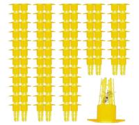 Bee Queen Isolation Cage, Beekeeping Queen Cage | 100x Beekeeping Catchers,Professional Breeding Cup Kit Flies for Farm for Cell Protector
