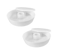 Bee Rapid Feeder, 2 Round Shallow Beehive Drinking Bowl, Bee Water Feeder, Bee Water Or Sugar Syrup Feeding Equipment, Bee Entrance Feeder, Bee Water Dispenser, Beekeeping Equipment Beekeeper Tool