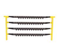 Bee Rearing Cup Kit Queen Rearing System Plastic Beekeeping Supplies for Cultivating Queen Bees 4 Frames 50 Cell Cups 2 Support Frames 48x23cm