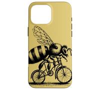 Bee Riding a Bicycle | Bee Lovers | Bike Fan Surreal Art Case for iPhone 16 Pro Max