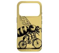 Bee Riding a Bicycle | Bee Lovers | Bike Fan Surreal Art Case for iPhone 17 Pro