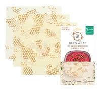 Bee's Wrap Set of 3 Wraps - Large (33 x 35 cm), Beige