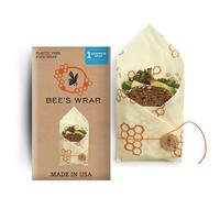 Bee’s Wrap Single Sandwich Wrap, 33 x 33 cm / 13 x 13 inch, Beige