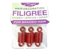 Bee Sales Magic Collection Filigree Spring Tube Decoration FILISPRO01AST 3 pcs Assorted
