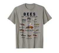 Bee Shirt Bees Of The World Beekeeper Funny Beekeeping T-Shirt