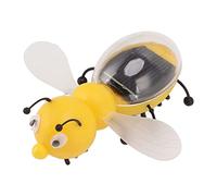 Bee Solar Power Toy Educational Learning Teaching Aid Realistic Bee Shape Model Toy for Kids Solar Powered Science Craft Desk Ornament ABS Material 8 x 8.3 x 3.2cm