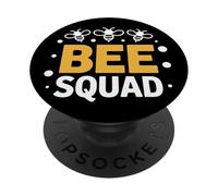 Bee Squad Save The Bees Nature Insect Hive Keeper PopSockets Adhesive PopGrip