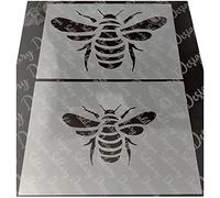 Bee Stencil Vintage Furniture Painting & Crafting Shabby Chic Bumble bee 2 Size Variation 2X A5 Sheets