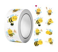Bee Stickers - Bee Ornaments | Honey Bees Decor | Honey Wall Clings Decorations | Envelope Sealing Decals | Animal Sticker for Kids, Aesthetic Stickers for Kids Laptop Decal Water Bottle Decor