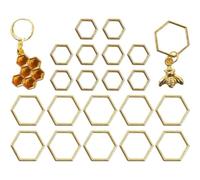 Bee Stitch Markers Hexagon Stitch Marker Cute Crochet Markers Ewelry Making Supplies for Knitting Quilting Sewing