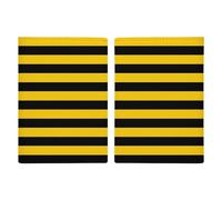 Bee Stripes Travel Passport Wallet Credit Card Holder Cover Case Protector