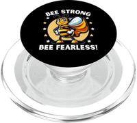 Bee Strong Bee Fearless Motivational PopSockets PopGrip for MagSafe