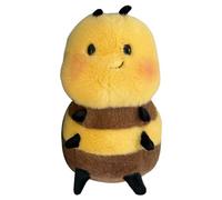 Bee Stuffed Animal - Cute Smiling Bee Soft Plush Toys - Decorative Hugging Pillow Collectible Figures for Boys Girls Children Toddler Baby Shower Birthday Holiday Christmas