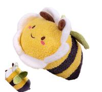 Bee Stuffed Animals,Soft Stuffed Animal Pillow,Flower Bee Characters Dolls - for Nursery Bed Crib Sofa Bookshelf Display Cars Table School Offices Cafes Bookstores
