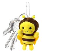 Bee Stuffed Toy - Plush Bee Pendant Stuffed Toy | Soft Little Bee Pendant Plush Figure Toys, Plush Bee Toys for Schoolbag, Car Interior, Backpack