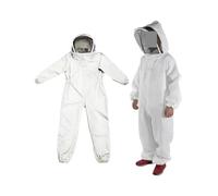 Bee Suit, Professional Beekeeper Suit Full Body Hooded Suit Veil Hat Youth ary arist Beekeeper Outfit Jacket Beekeeping Supplies(L 165-175cm)