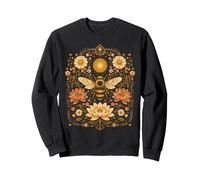 Bee Tarot Card Floral Bees Botanical Cottagecore Aesthetic Sweatshirt