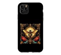 Bee Tarot Card Floral Lotus Steampunk Cottagecore Halloween Case for iPhone 11 Pro Max