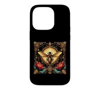 Bee Tarot Card Floral Lotus Steampunk Cottagecore Halloween Case for iPhone 14 Pro