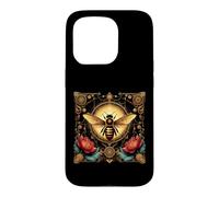 Bee Tarot Card Floral Lotus Steampunk Cottagecore Halloween Case for iPhone 15 Pro