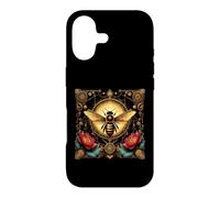 Bee Tarot Card Floral Lotus Steampunk Cottagecore Halloween Case for iPhone 17