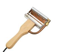 Bee Tools Beehive Scraper Cutter Gear Electric Honey Cut Fork Wooden Handle Tool Uncapping for Beekeeping Farm