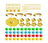 Bee Toy - Magnetic Game, 1 Unit Cognitive Puzzle For Coordination Training, Flying Kit With Internal Magnets, Hobby Item, Skill Builder For Garden, Lawn, Patio, Park And Backyard