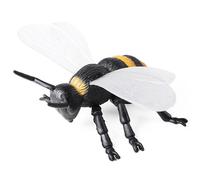 Bee Toy Realistic Plastic Bugs Model Educational Animal Toys for Kids Toddlers Science Project 6.1x4.5x2.1 inch