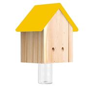 Bee Trap Outside the Carpenter Bee Trap, Wooden Carpenter Bee Trap, Wasp Stops, Nesting, Hornet Catcher, Natural Gives Talents to Outdoor Spaces, While Effectively Outdoors