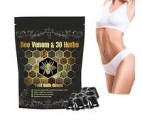 Bee Venom &30-Herb Detox Foot Soak Beads, Slimming & Detox Foot Bath Beads, Lymphatic Drainage & Slimming Foot Soak Beads, Foot Soak, Soak Beads, Foot Care, Bee Venom Foot Soak (10 pcs)