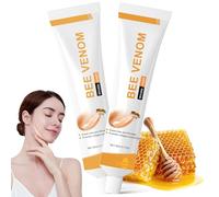 Bee Venom Anti-Wrinkle Cream Pack of 2, 40 g Bee Cream for Firm Skin, Gentle Moisture Supply, Moisturises and Brightens the Skin, Anti-Wrinkle Moisturising Cream for Face and Neck