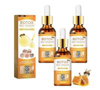 Bee Venom Anti Wrinkle Serum, Facial Firming Serum, Natural Hydrating Oil, Deeply Moisturizes and Improves Dry Skin, Wrinkle Removal, Plumps and Firms Skin for All Types (3pcs)