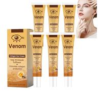 Bee Venom Collagen Eye Cream, Bee Venom Hydrating Eye Cream, Under Eye Cream, Eye Cream Anti Aging, Instant Eye Firming Cream, Anti-Aging Eye Treatment, Reduces Wrinkles, Puffiness (6pcs)