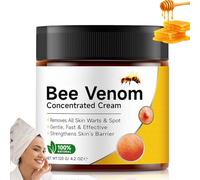 Bee Venom Concentrated Cream for Skin Texture & Barrier Support - 120g Natural Botanical Formula to Hydrate, Firm, Soften &, Reduces Warts & Spots, Daily Moisturiser for All Skin Types