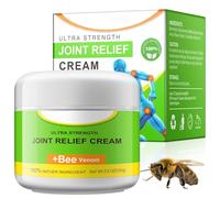 Bee Venom Cream 100G, Bee Venom Joint Relief Cream for Muscles, Legs Massage, Muscle Recovery, Natural Bee Venom Cream Gel for Joint Relief on Back, Neck, Hands, Feet 100g