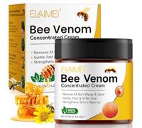 Bee Venom Cream 120g, Bee Venom Skin Treatment Cream for Tag and Spot Removal, Skin Comprehensive Restoration, Anti-Aging, Moisturizing, Repair, Natural Ingredients for All Skin Types