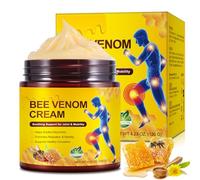 Bee Venom Cream 120g | Extra Strength Natural Formula with Chondroitin & MSM | Hydrating | Targets Neck, Back, Knees, Hands & Feet
