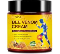 Bee Venom Cream 120g - Natural Joint & Muscle Relief - Arthritis and Muscle Recovery Massage Cream - Supports Mobility - Fast Absorbing, Non-Greasy - for Back, Neck, Knees, Legs, Hands & Feet