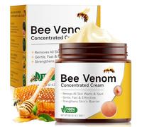Bee Venom Cream 120g - Natural Skin Tag & Wart Remover, Anti-Aging Firming Face Cream with Tea Tree Oil, Spot Fading & Skin Barrier Repair Moisturizer for All Skin Types