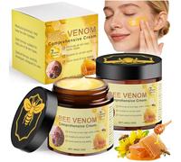 Bee Venom Cream,2PCS Bee Venom Comprehensive Cream,Bee Venom Skin Restoration Treatment,Bee Venom Infused All-in-One Face Cream,Firming Moisturizing & Repair Reduces Blemishes for All Skin Type 60G
