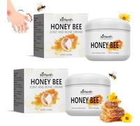 Bee Venom Cream, 2pcs Bone Cream with Honey Bee, for Back, Neck, Hands, Topical Arthritis Pain Relief, Joint Relief Cream for Soothing Relief for Joint Pain, Muscle Pain, Muscle Soreness, 59g*2